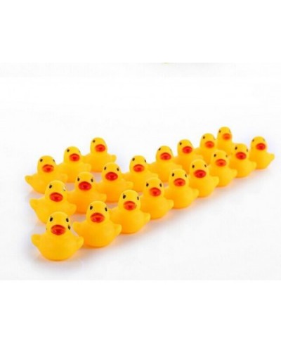 Bill&Candy 60pcs Yellow Ducks Baby Bath Tub Bathing Rubber Squeaky Toys (60pcs) $33.60 - Bathtub Toys