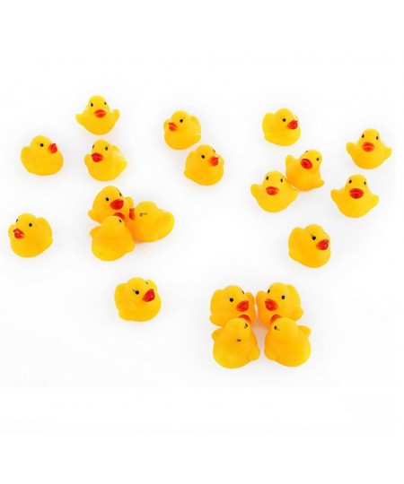 Bill&Candy 60pcs Yellow Ducks Baby Bath Tub Bathing Rubber Squeaky Toys (60pcs) $33.60 - Bathtub Toys