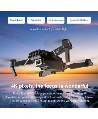 2021 Latest Waterproof Professional RC Drone with 4K Camera Rotation Drone with Dual Camera for Kids and Adults S62 RC Drone ...