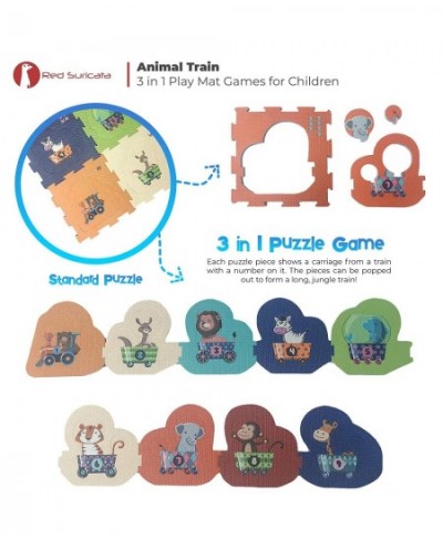 Baby Play Mats for Infants – 2 in 1 Baby Playmat for Toddlers Kids - Educational Multicolor Foam Jigsaw Puzzle Playing Baby F...