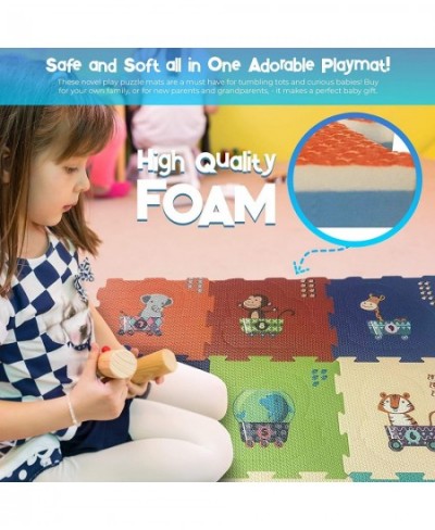 Baby Play Mats for Infants – 2 in 1 Baby Playmat for Toddlers Kids - Educational Multicolor Foam Jigsaw Puzzle Playing Baby F...