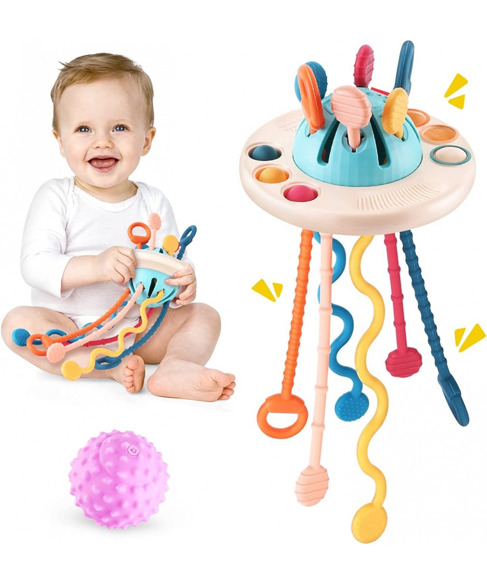 Baby Montessori Toys 18 Months and up UFO Food Grade Silicone Pull String Activity Toy Baby Sensory Toys Early Development To...