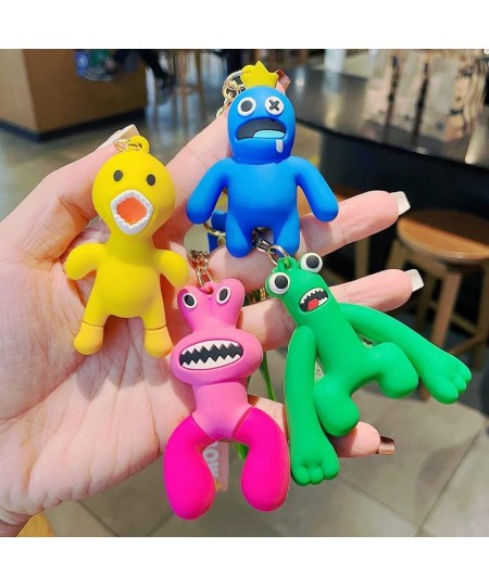 Rainbow Friends Keychain Cute Cartoon Blue Pendant Toy Key Chain Phone Bag Hanging Kids Birthday Party Favor Gifts $43.95 - G...