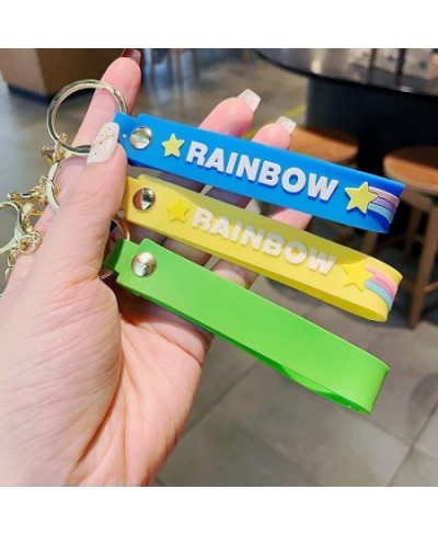 Rainbow Friends Keychain Cute Cartoon Blue Pendant Toy Key Chain Phone Bag Hanging Kids Birthday Party Favor Gifts $43.95 - G...