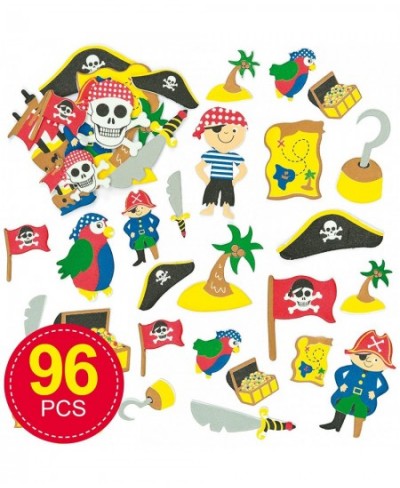 EV3215 Pirate Foam Stickers - Pack of 96 for Kids to Decorate Arts and Crafts Assorted $14.67 - Kids' Drawing & Writing Boards