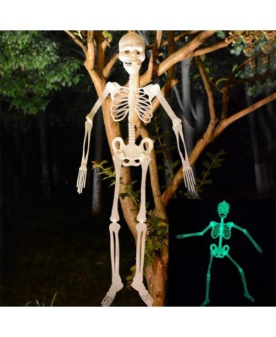 1/5/10pcs Halloween Luminous Skull Skeleton Decoration - Scary Halloween Toy Prop Spooky Graveyard Decoration Tricky Prop Toy...