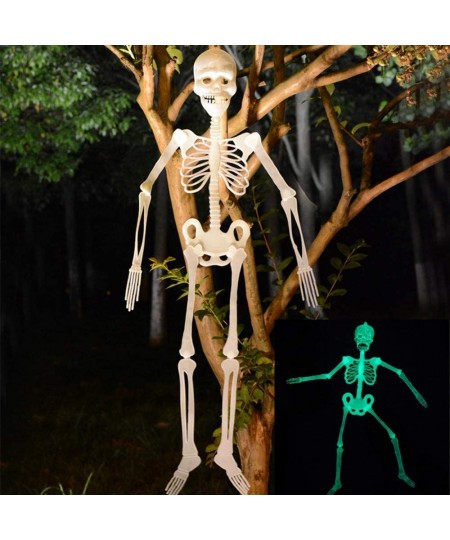 1/5/10pcs Halloween Luminous Skull Skeleton Decoration - Scary Halloween Toy Prop Spooky Graveyard Decoration Tricky Prop Toy...