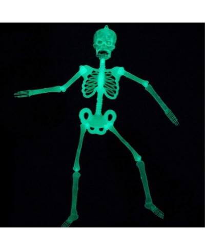 1/5/10pcs Halloween Luminous Skull Skeleton Decoration - Scary Halloween Toy Prop Spooky Graveyard Decoration Tricky Prop Toy...