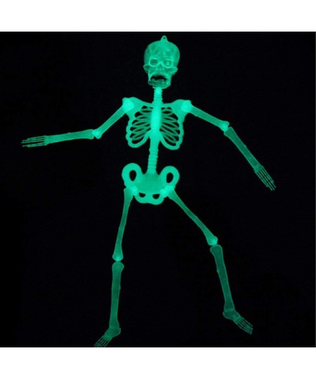 1/5/10pcs Halloween Luminous Skull Skeleton Decoration - Scary Halloween Toy Prop Spooky Graveyard Decoration Tricky Prop Toy...