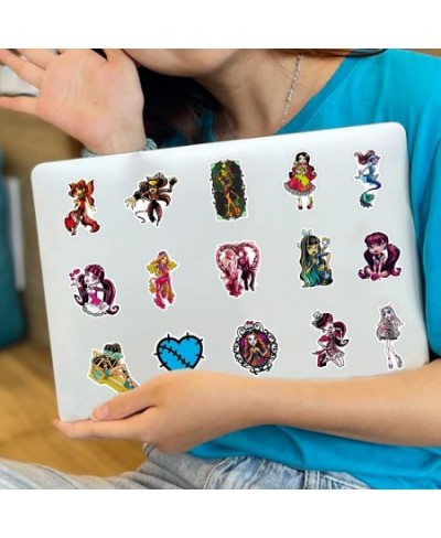 50Pcs Monster High Stickers Pack Vinyl Waterproof Stickers for Water Bottle Laptop Phone Skateboard Scrapbooking Journaling C...