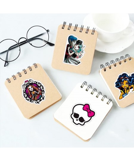 50Pcs Monster High Stickers Pack Vinyl Waterproof Stickers for Water Bottle Laptop Phone Skateboard Scrapbooking Journaling C...