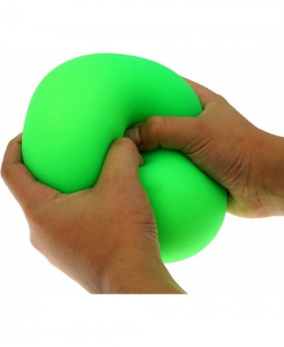 Squish Attack Giant Stress Balls (1 Balls Assorted Color) 4 Inch Jumbo Super Squishy Dough Balls for Kids & Adults. Large Str...