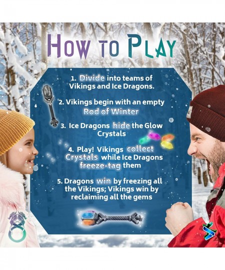 The Ultimate Freeze Tag Game – Vikings of The Northern Lights | 3-10 Players Ages 5+ | Summer & Snow Toys for Kids | Outdoor ...