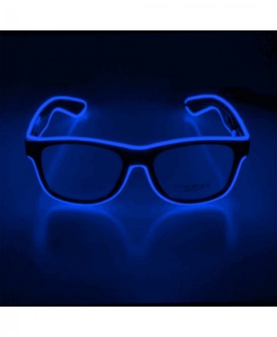 El Wire Glasses Led DJ Bright Light Safety Light Up Multicolor led Flashing Glasses with 4 Modes for Halloween Christmas Birt...