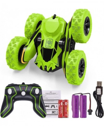 RC Cars Remote Control Car 360°Double Sided Flips Rotating RC Stunt Car Kids Xmas Toy Cars for Boys/Girls(Green) $40.07 - Rem...