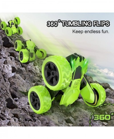 RC Cars Remote Control Car 360°Double Sided Flips Rotating RC Stunt Car Kids Xmas Toy Cars for Boys/Girls(Green) $40.07 - Rem...