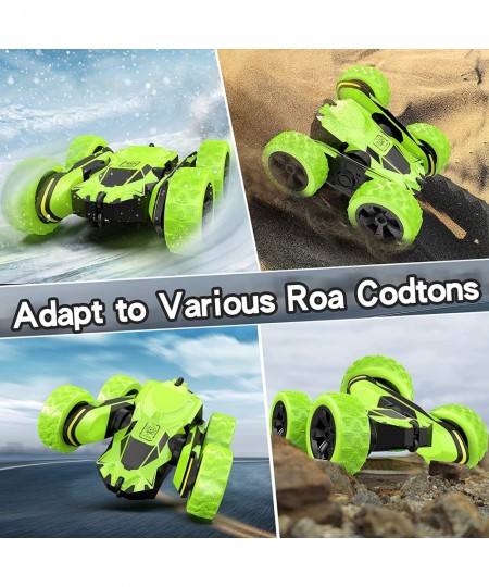 RC Cars Remote Control Car 360°Double Sided Flips Rotating RC Stunt Car Kids Xmas Toy Cars for Boys/Girls(Green) $40.07 - Rem...