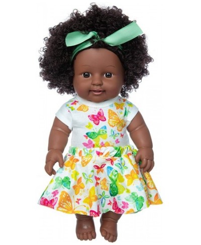 Black Doll 11 inch American African Girl Doll Lifelike Washable for Kids Girl Fashion Play Doll Perfect for Birthday Gift $33...