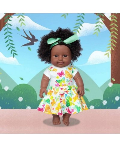 Black Doll 11 inch American African Girl Doll Lifelike Washable for Kids Girl Fashion Play Doll Perfect for Birthday Gift $33...