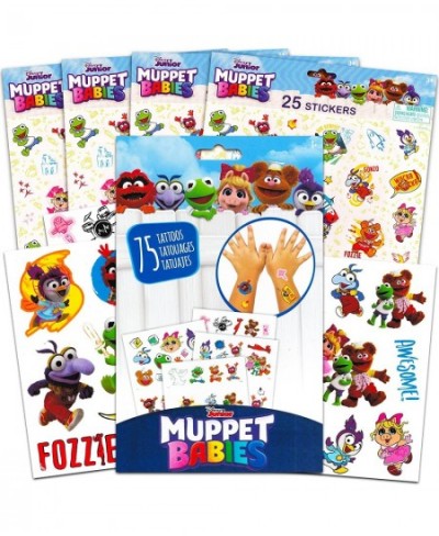 Disney Muppet Babies Stickers and Tattoos Party Supplies Pack ~ 100 Stickers and 75 Temporary Tattoos Featuring Kermit Fozzie...