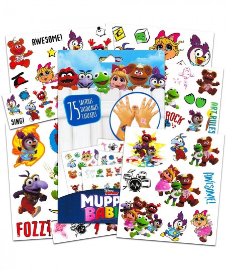 Disney Muppet Babies Stickers and Tattoos Party Supplies Pack ~ 100 Stickers and 75 Temporary Tattoos Featuring Kermit Fozzie...