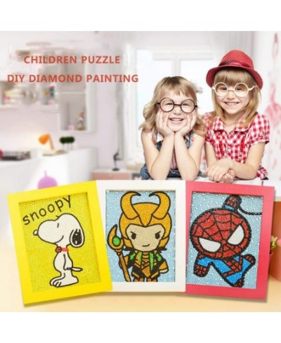 DIY Diamond Painting for Kids Full Drill Painting by Number Kits Arts Crafts Shimmer and Shine Sparkle Mosaics Sticker for Ho...