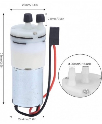 370 Water Cooling Pump Portable Mini Water Transfer Utility Pump with Metal Connectors for RC Boats Motor & ESC $26.72 - Remo...