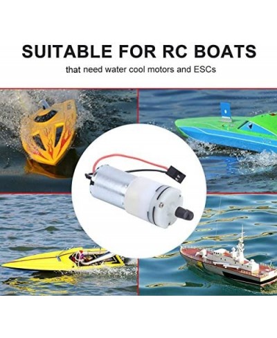 370 Water Cooling Pump Portable Mini Water Transfer Utility Pump with Metal Connectors for RC Boats Motor & ESC $26.72 - Remo...