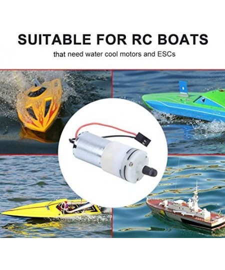 370 Water Cooling Pump Portable Mini Water Transfer Utility Pump with Metal Connectors for RC Boats Motor & ESC $26.72 - Remo...