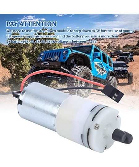 370 Water Cooling Pump Portable Mini Water Transfer Utility Pump with Metal Connectors for RC Boats Motor & ESC $26.72 - Remo...