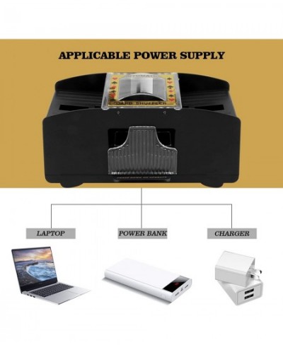 Automatic Card Shufler Electronic Casino Card Poker Shuffling Machine 2 Deck Card Poker Shuffling Machine Playing Card Tool f...