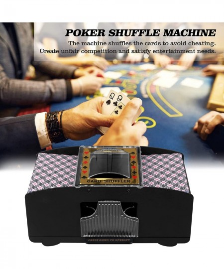 Automatic Card Shufler Electronic Casino Card Poker Shuffling Machine 2 Deck Card Poker Shuffling Machine Playing Card Tool f...