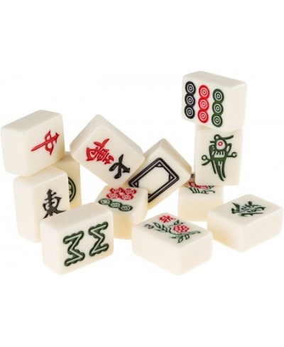 Chinese Mahjong Game Set with 146 Tiles Dice and Ornate Storage Case for Adults Kids Boys and Girls $60.09 - Game Accessories