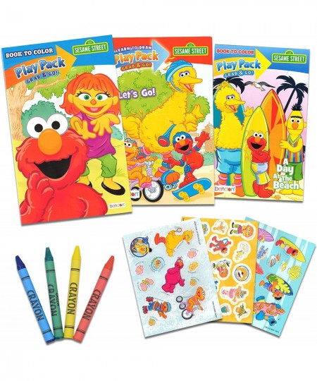 Bendon Set of 15 Kids Play Packs Bundle ~ Fun Party Favors Coloring Book Crayons Stickers Loot Bags (Sesame Street) $42.10 - ...