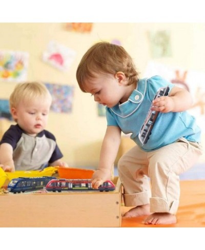 Train Set High Speed Lotomotive Engine Die Cast Model Car Sliding Subway Train for Kids Set of 3 $43.63 - Kids' Play Trains &...