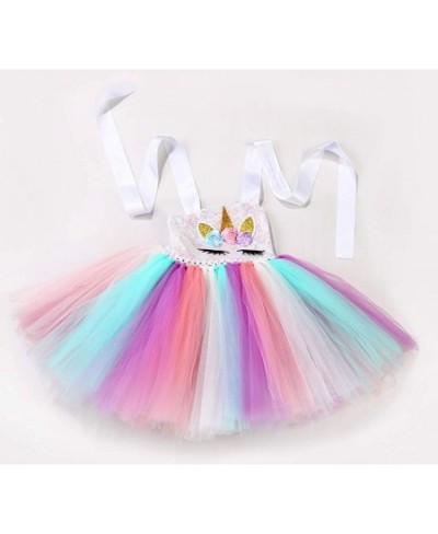 Halloween 3pcs Sequin Unicorn Dress with Wings and Headband for Girls 1-10Y Dress Up Clothes $53.78 - Kids' Costumes