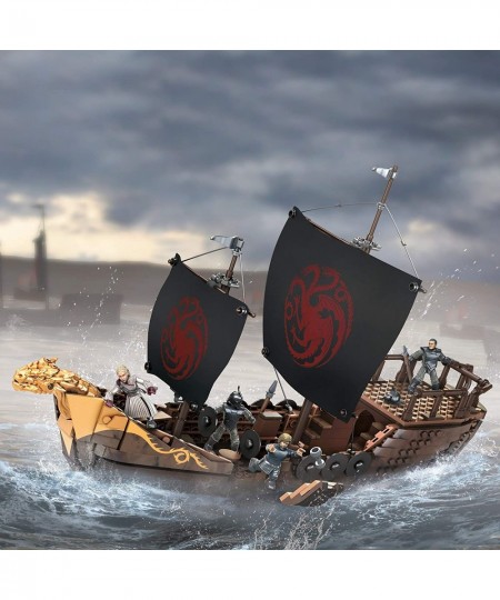 Construx Game of Thrones Targaryen Warship Building Set Multi (GPB29) $131.28 - Toy Building Sets