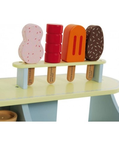 Wooden Ice Cream Shop Wooden Toys Pretend Play Play Food 3+ Gift for Boy or Girl $107.44 - Toy Kitchen Products