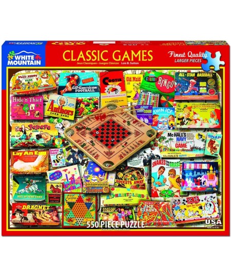 Puzzles Classic Games 500 Piece Jigsaw Puzzle $29.49 - Jigsaw Puzzles