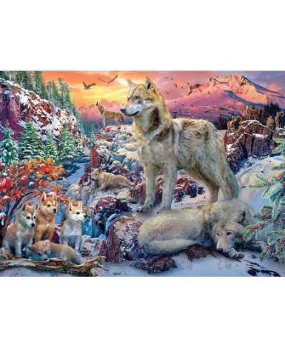 Wolves - Winter Wolves - 1000 Piece Jigsaw Puzzle $20.22 - Jigsaw Puzzles