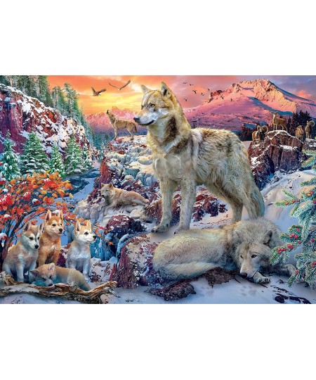 Wolves - Winter Wolves - 1000 Piece Jigsaw Puzzle $20.22 - Jigsaw Puzzles