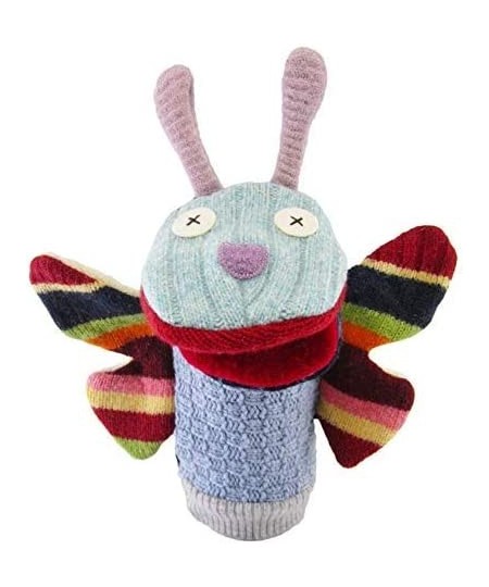 Cate & Levi - Wool Puppet Sets - Made in Canada - Movable Mouths - Safe for All Ages (Set of 2 - Bunny Butterfly) $59.73 - Ha...