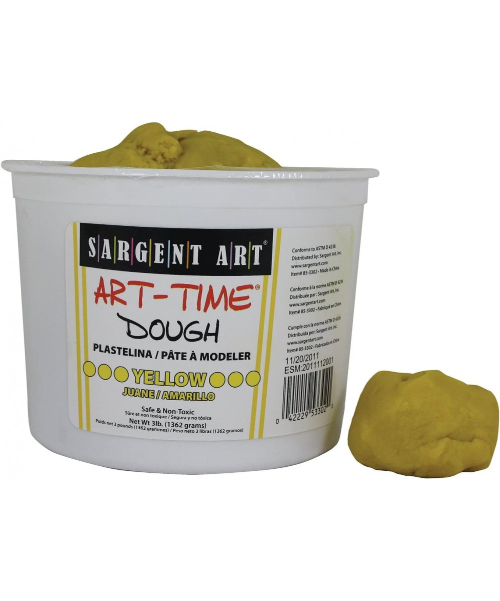 85-3302 3-Pound Art-Time Dough Yellow $20.96 - Kids' Art Clay & Dough