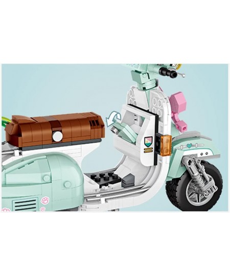 Scooter Building Blocks Vintage Model Building Sets for Adults $59.79 - Toy Building Sets