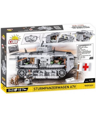 Historical Collection Great War Sturmpanzerwagen A7V Tank $94.32 - Toy Building Sets