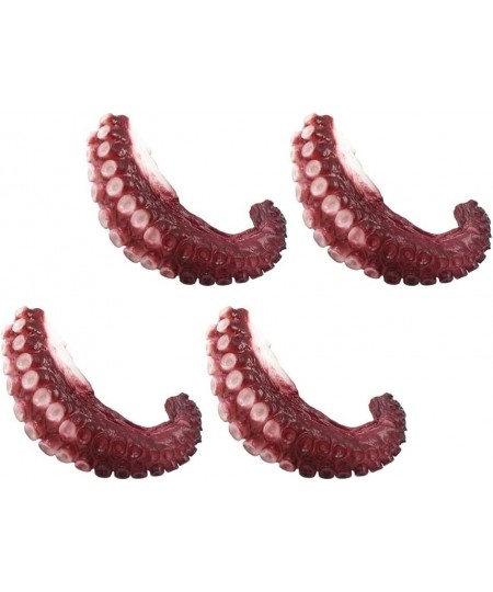 4pcs Simulated Octopus Model PVC Tentacle Squid Octopus Puppets Dark Red $28.41 - Finger Puppets