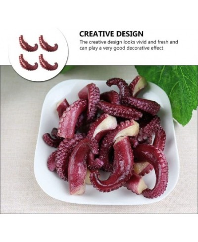 4pcs Simulated Octopus Model PVC Tentacle Squid Octopus Puppets Dark Red $28.41 - Finger Puppets