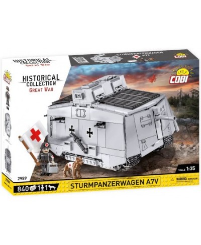 Historical Collection Great War Sturmpanzerwagen A7V Tank $94.32 - Toy Building Sets