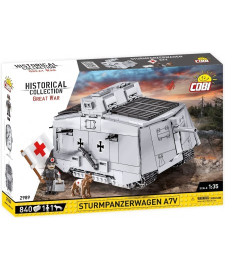 Historical Collection Great War Sturmpanzerwagen A7V Tank $94.32 - Toy Building Sets