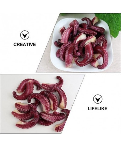 4pcs Simulated Octopus Model PVC Tentacle Squid Octopus Puppets Dark Red $28.41 - Finger Puppets